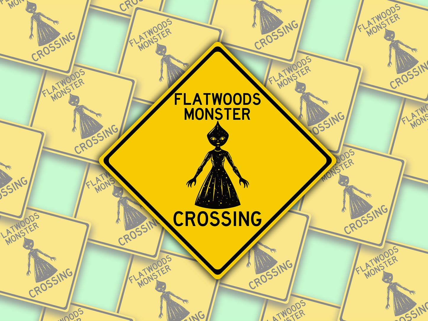 Cryptid Crossing: Flatwoods Monster - artwork