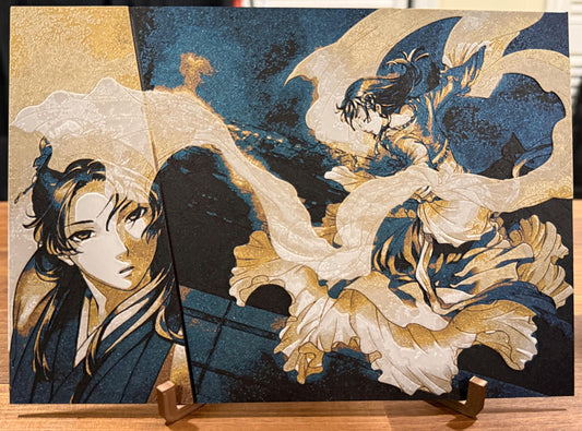Apothecary Master Jinshi Maomao Metallic 3D Poster Art Print - photo 2 (photos/photo_02.jpg)