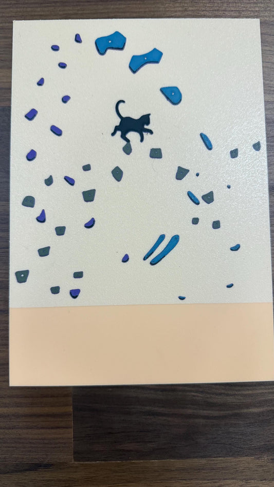 Cat Rock Climbing Bouldering Art Poster Print - photo 2 (photos/photo_02.jpg)