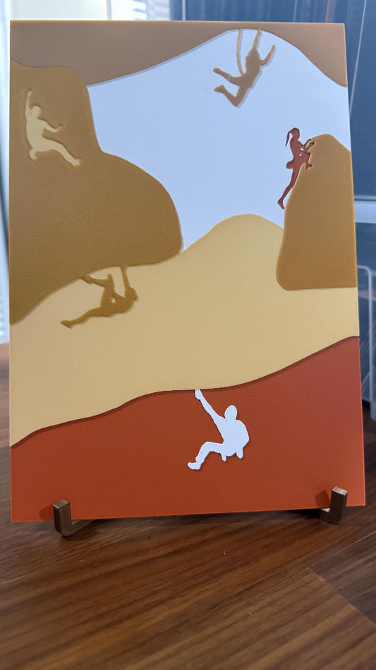 Rock Climbing Bouldering Art Poster Print - photo 2 (photos/photo_02.jpg)