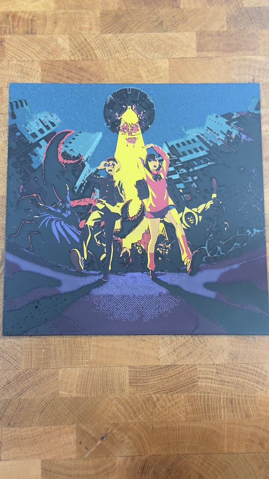 Dan da Dan Momo Okarun 3D Poster Art Print w/ Texture - photo 2 (photos/photo_02.jpg)