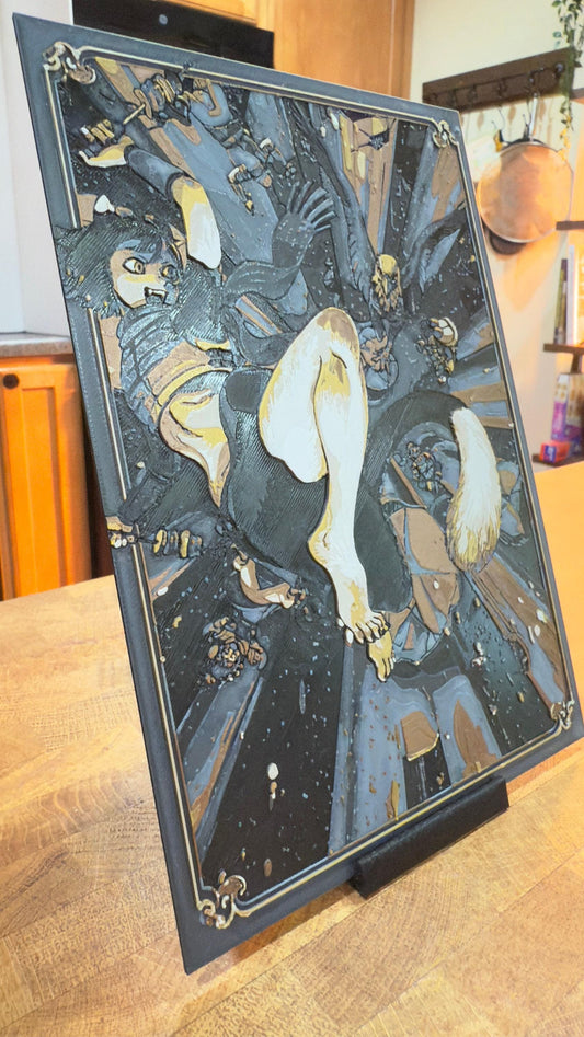 Izutsumi - Metallic 3D Poster Art Print - photo 2 (photos/photo_02.jpg)