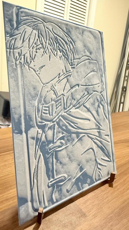 Frieren Himmel Carved Marble Effect 3D Poster Art Print - photo 2 (photos/photo_02.jpg)