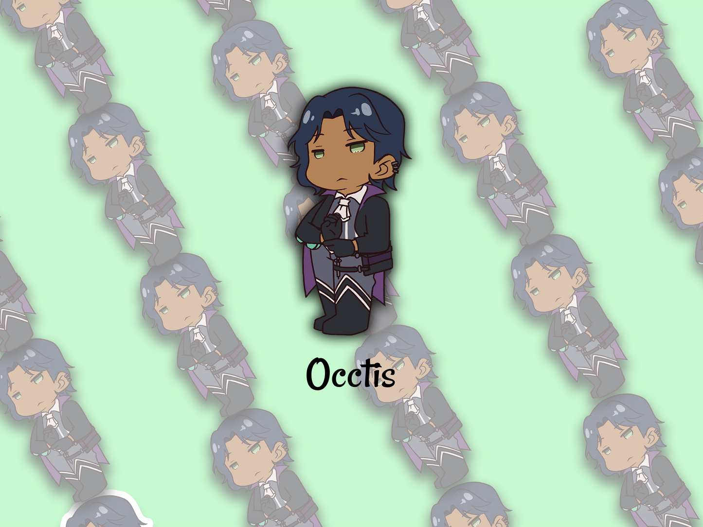 Chibi Sticker: Occtis (Critical Role) - artwork