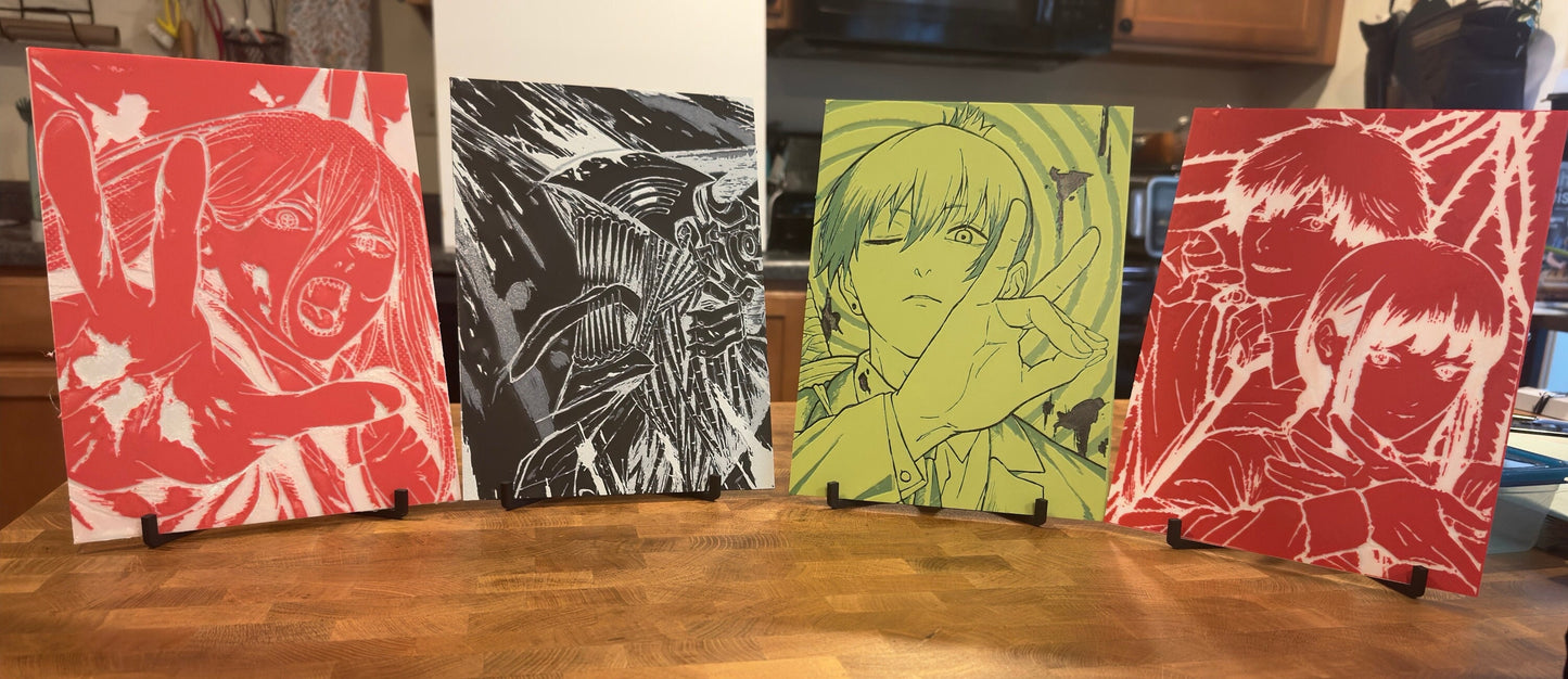 Denji 3D Poster Print Art