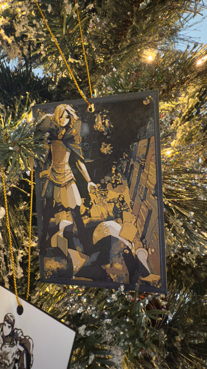 Cooking in a Dungeon Anime Christmas Ornaments 3D Printed Art Prints