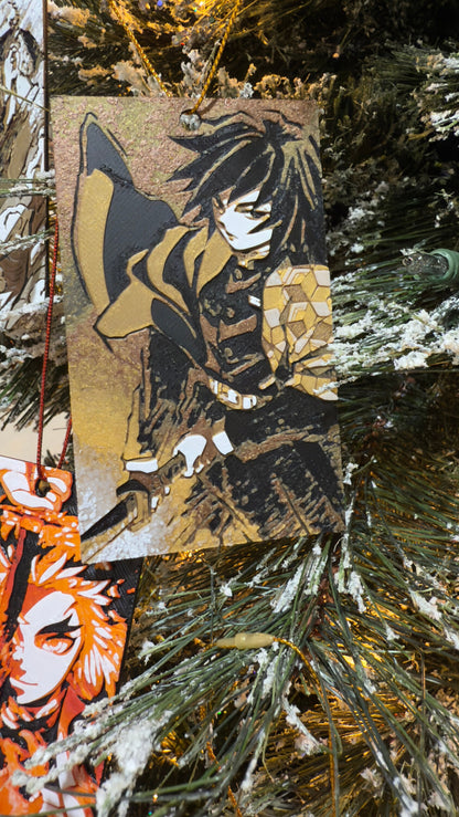 Anime Christmas Ornaments 3D Printed Art Prints