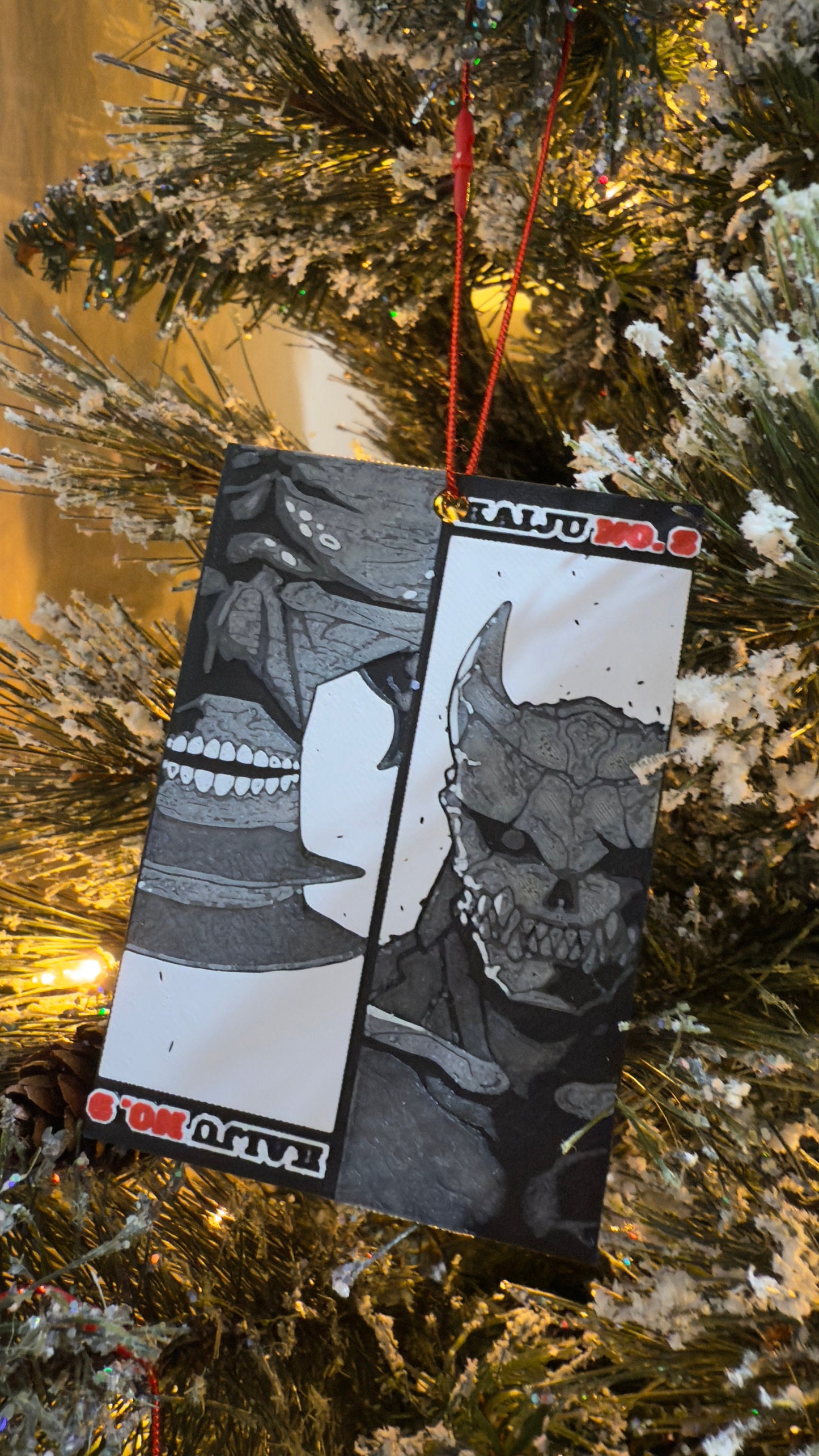 Many Anime Christmas Ornaments 3D Printed Art Prints