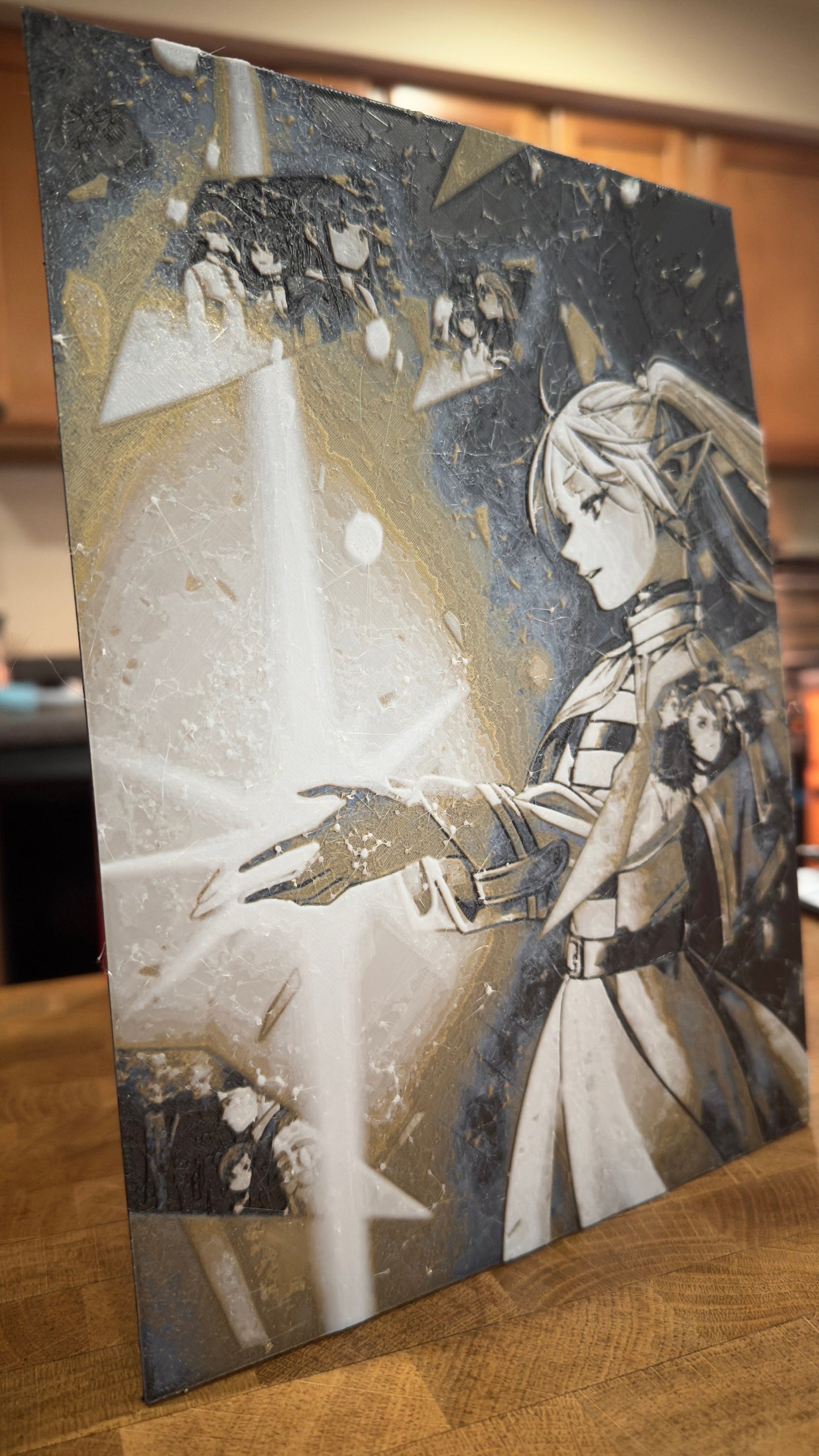 CUSTOM Anime Manga Book Panel Poster 3D Printed Great Gift