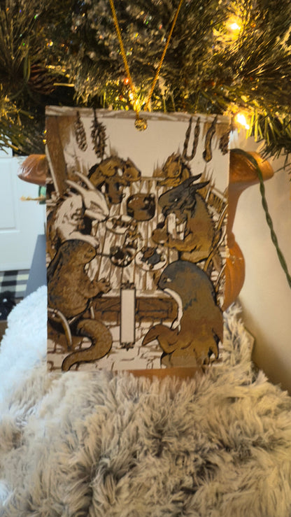 Cooking in a Dungeon Anime Christmas Ornaments 3D Printed Art Prints
