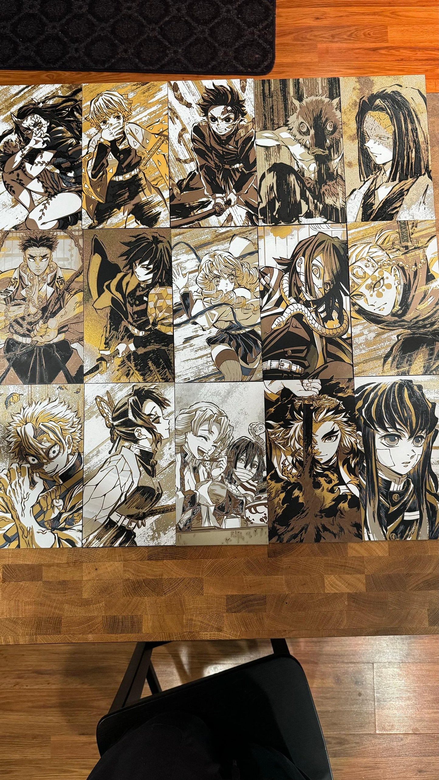 Anime Elite Swordsman 16 3D Posters Collection