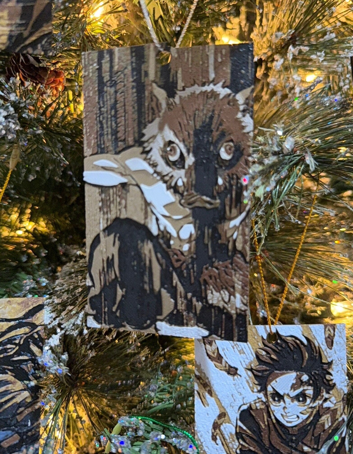 Many Anime Christmas Ornaments ( DS, KNY, Etc) 3D Printed Art Prints