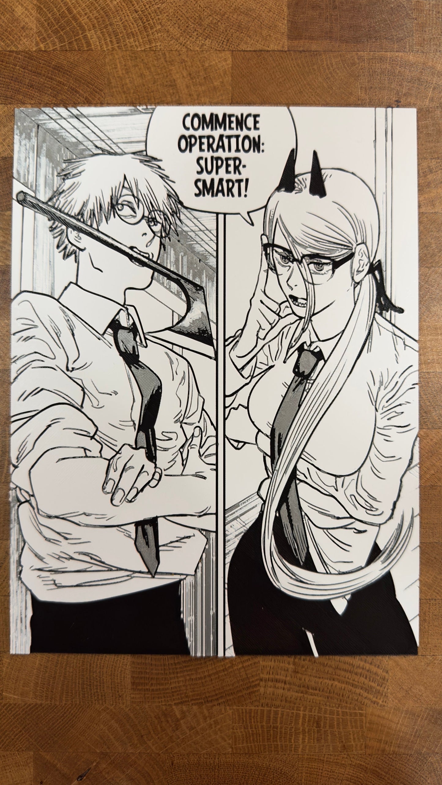 Power Operation Super Smart 3D Poster Print