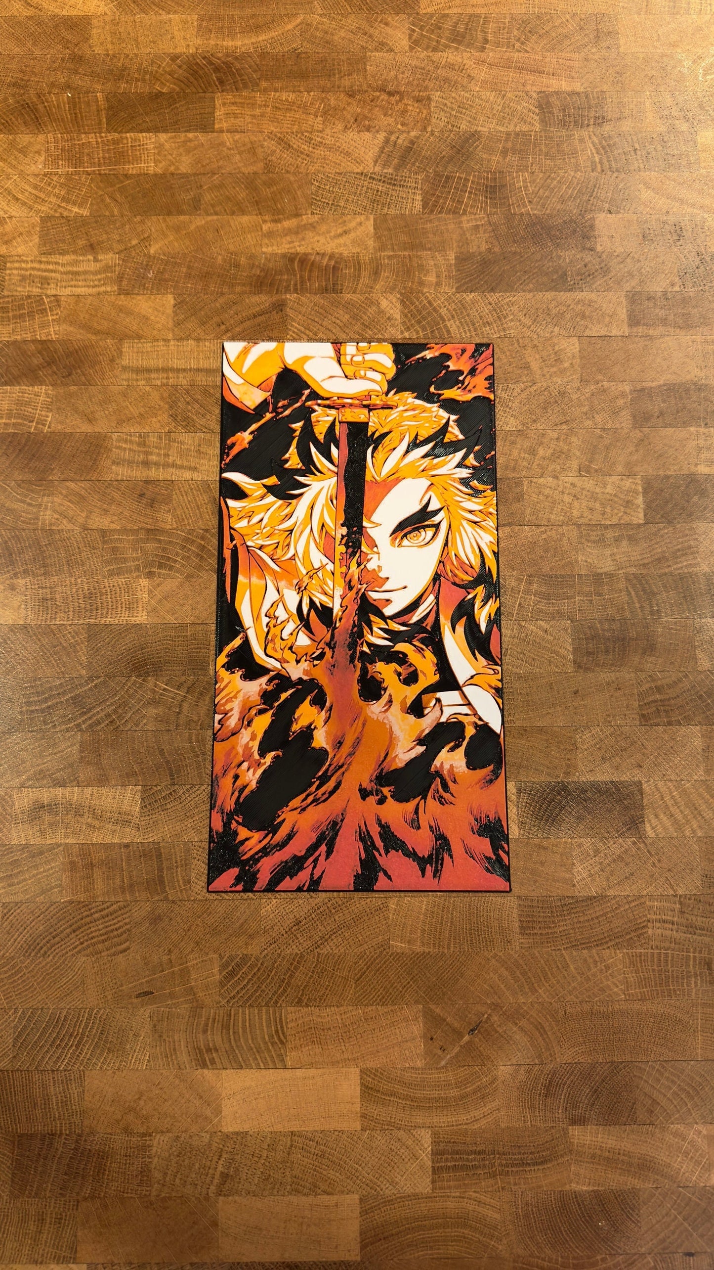 Flame Elite Swordsman 3D Poster