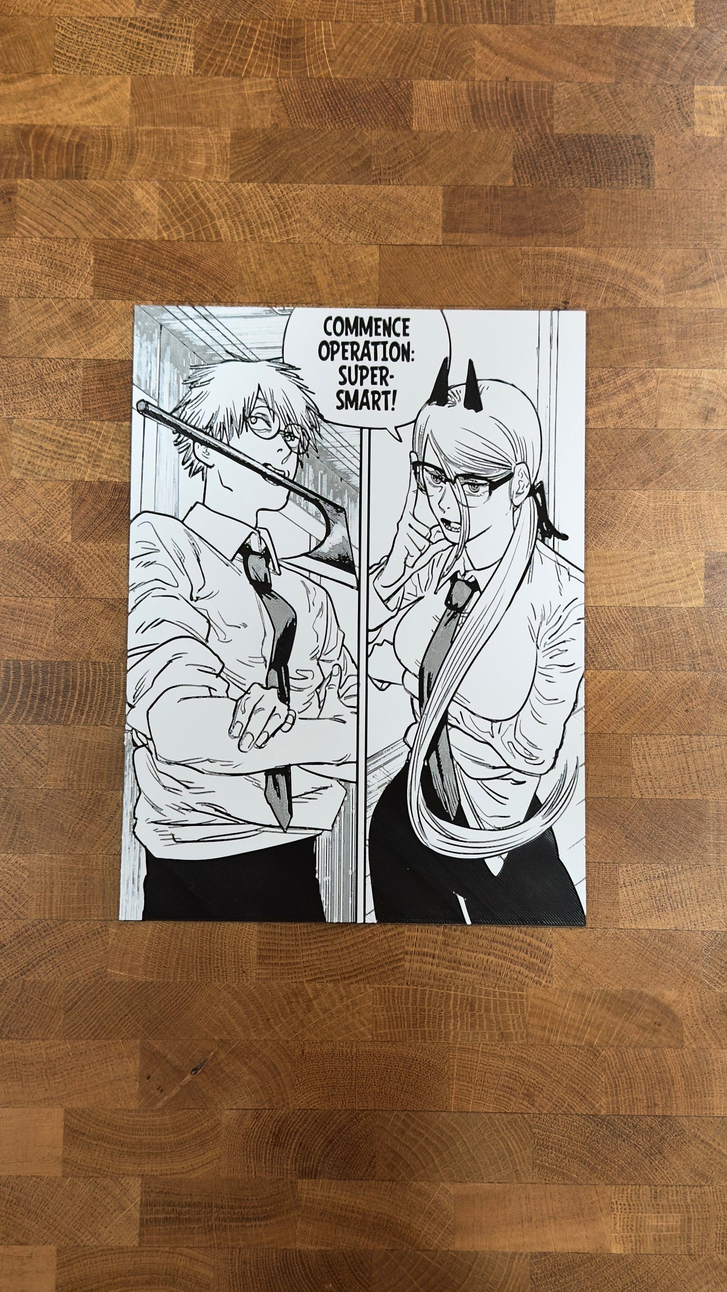 Power Operation Super Smart 3D Poster Print