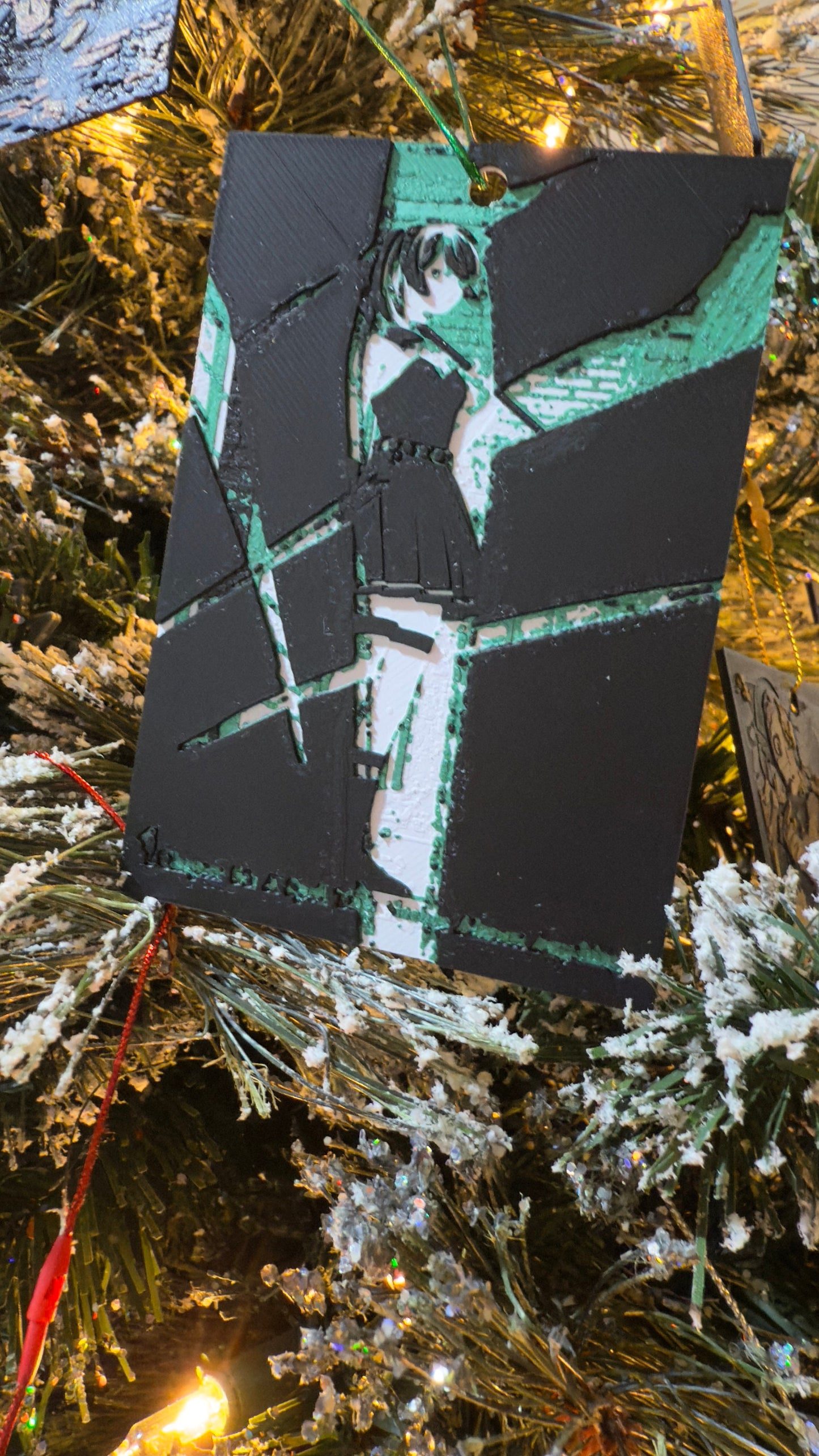 Mage Wanders After Friends Die Christmas Ornaments 3D Printed Art Prints