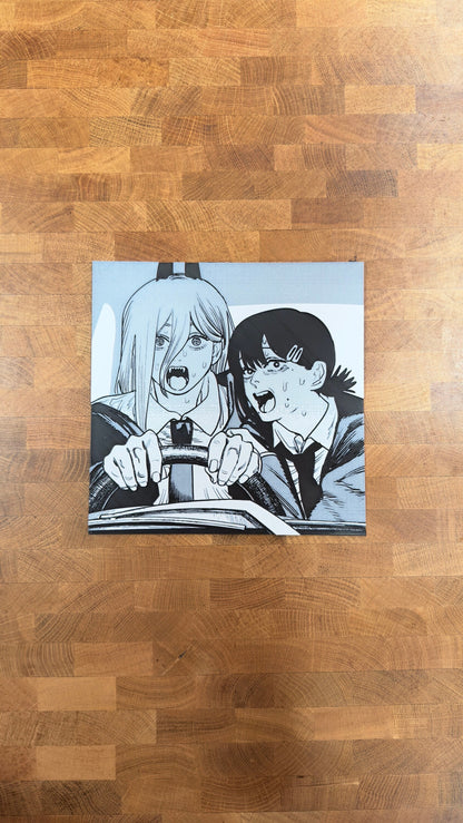 Power Driving Car 3D Poster Print Art