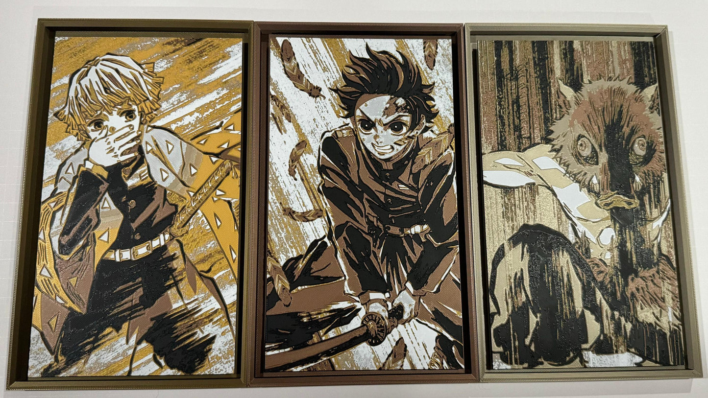 Anime Elite Swordsman 16 3D Posters Collection