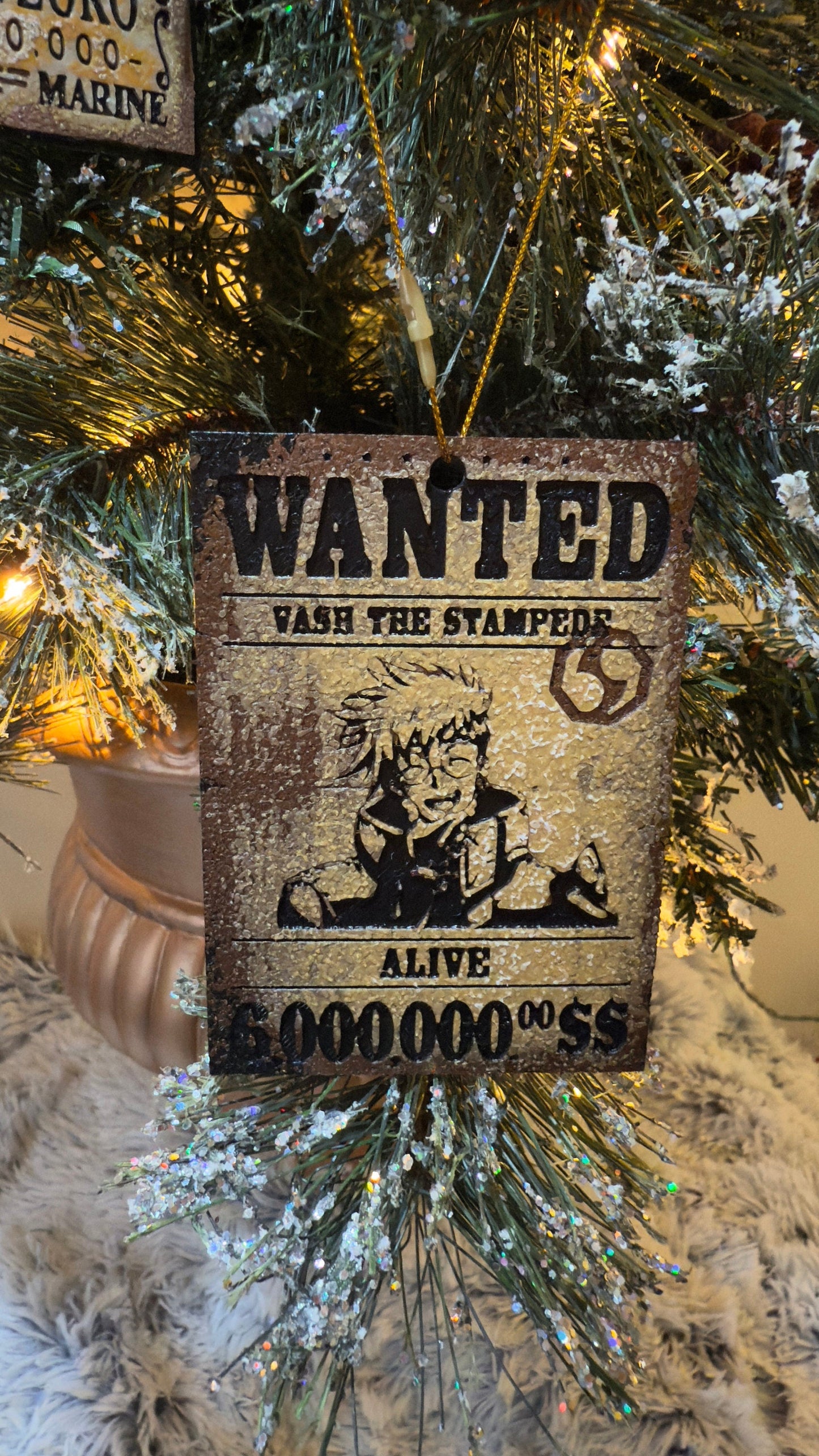 Shonen (Many Anime!) Christmas Ornaments 3D Printed Art Prints