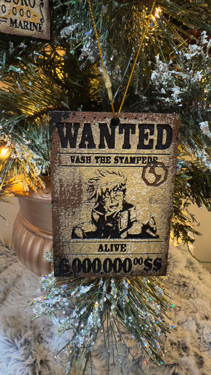 Shonen (Many Anime!) Christmas Ornaments 3D Printed Art Prints