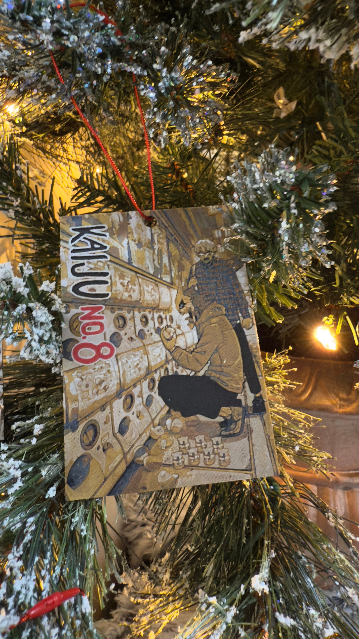 Many Anime Christmas Ornaments 3D Printed Art Prints