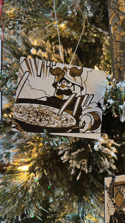 Cooking in a Dungeon Anime Christmas Ornaments 3D Printed Art Prints