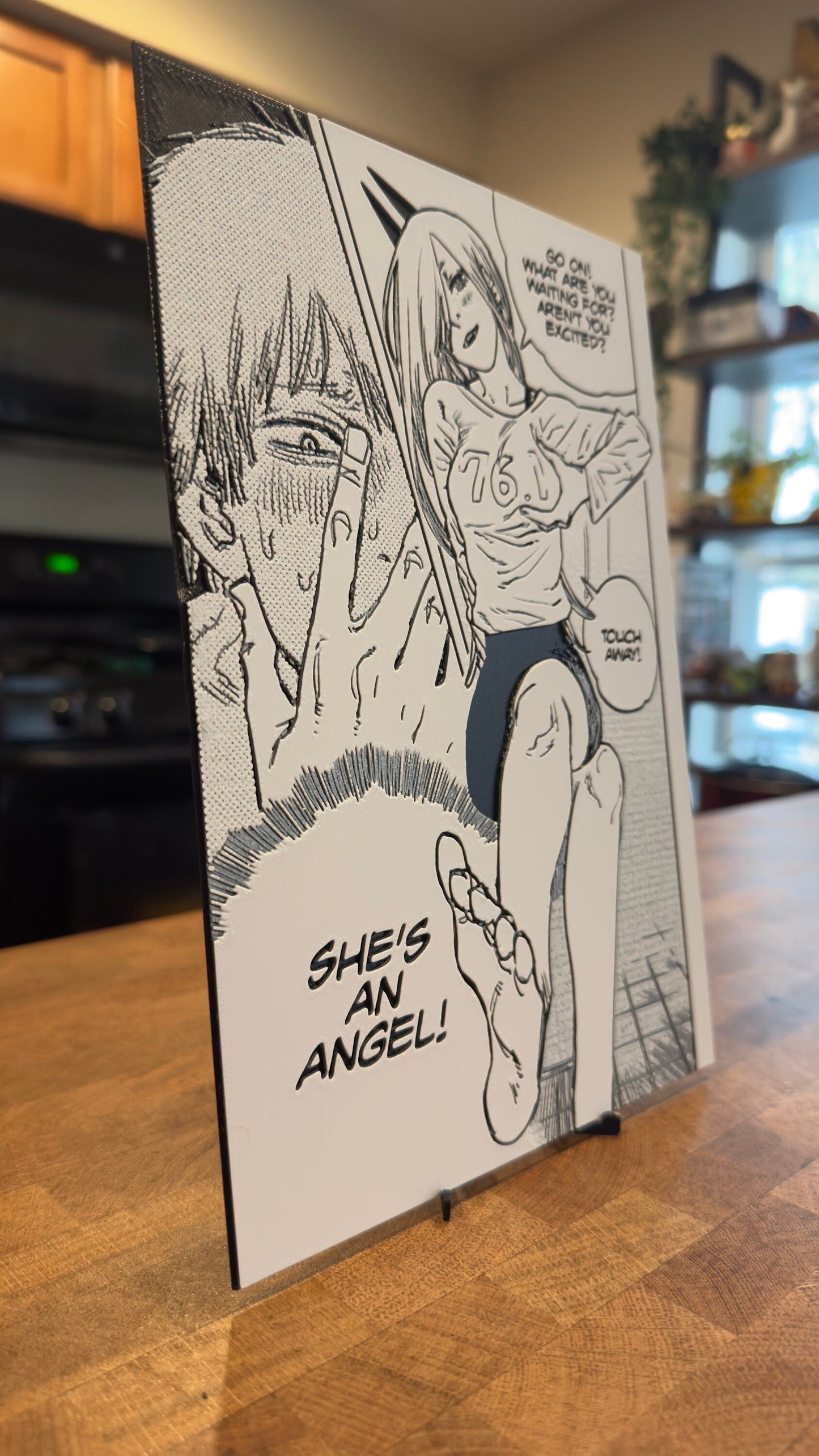 Power Toilet Scene 3D Poster Print Art