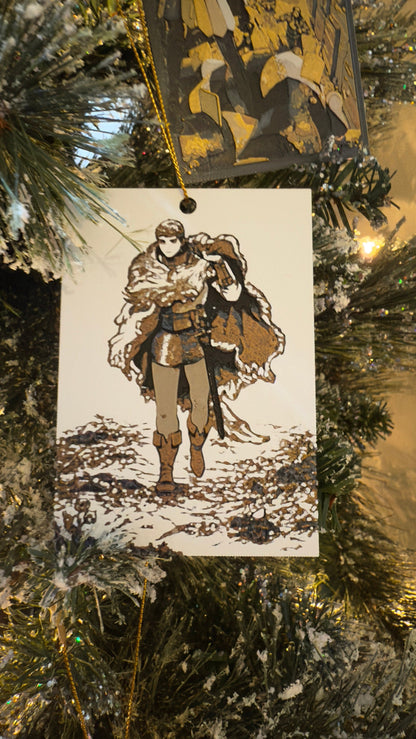 Cooking in a Dungeon Anime Christmas Ornaments 3D Printed Art Prints