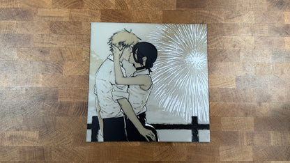 Bomb Waifu Kiss 3D Poster Print