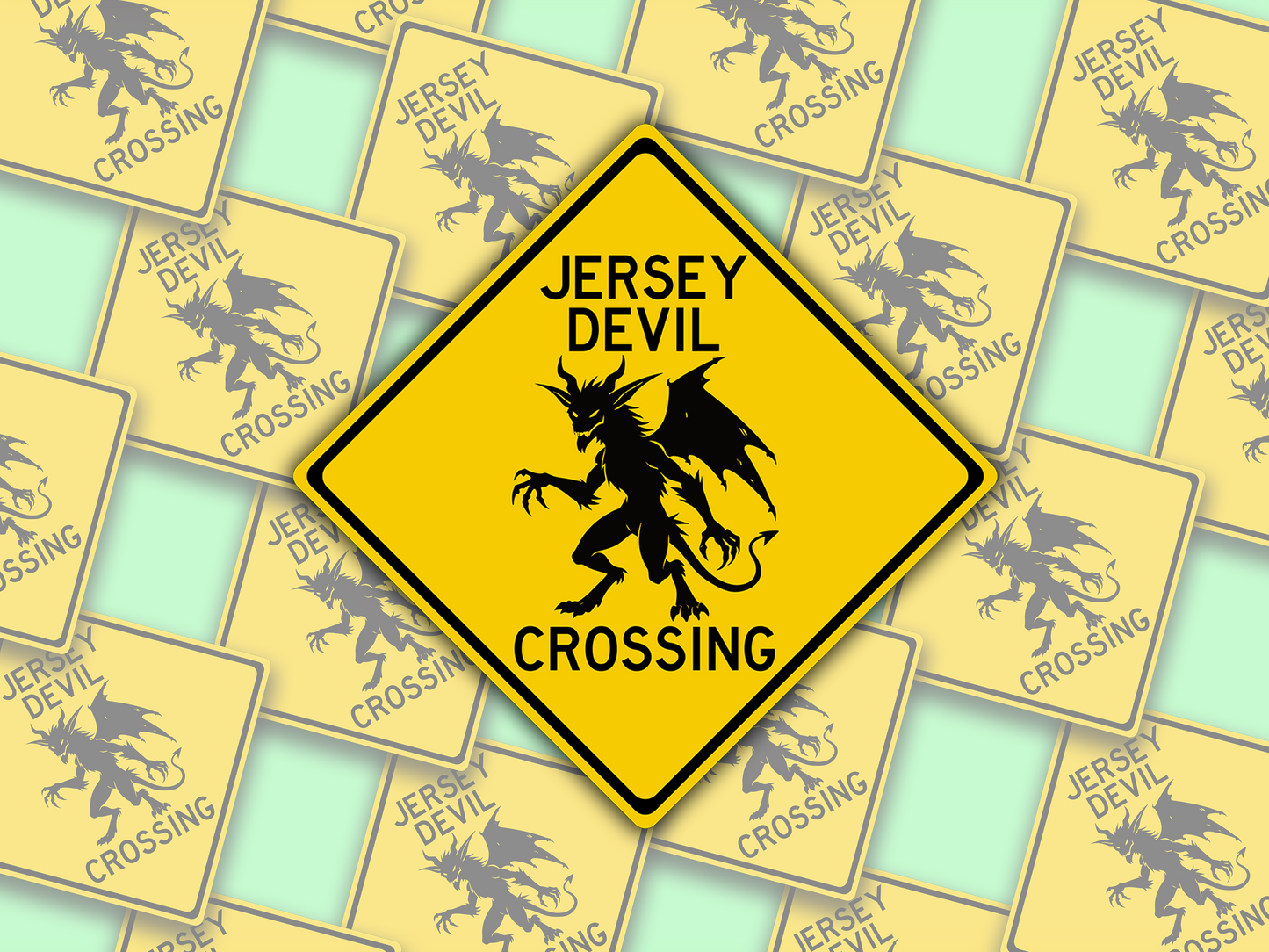Cryptid Crossing: Jersey Devil - artwork
