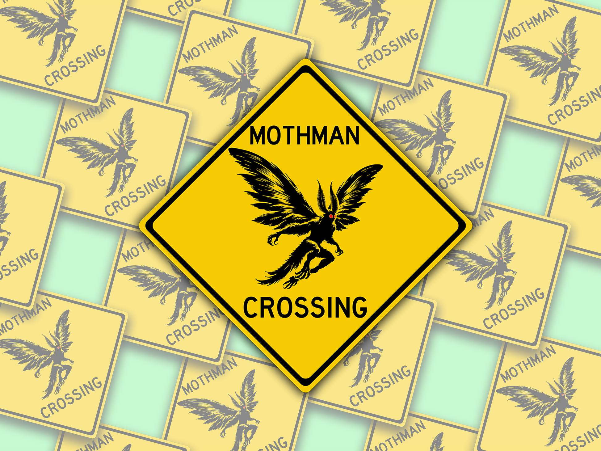 Cryptid Crossing: Mothman - artwork