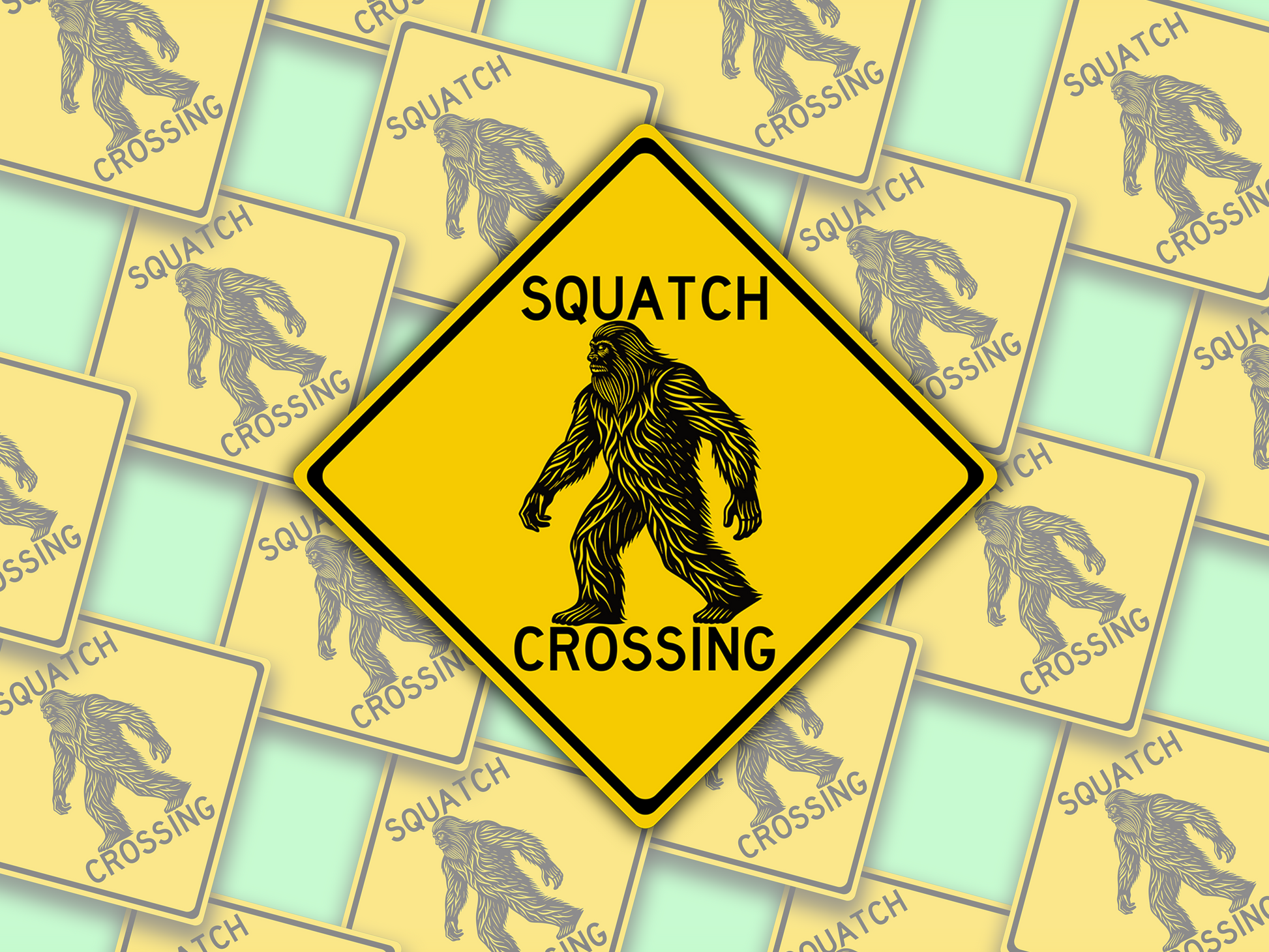 Cryptid Crossing: Sasquatch - artwork