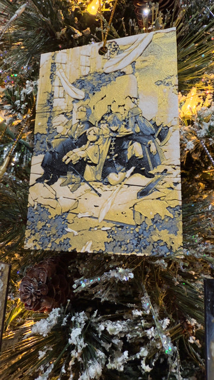 Mage Wanders After Friends Die Christmas Ornaments 3D Printed Art Prints