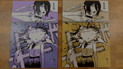 Bomb Waifu BOOM 3D Poster Print Art