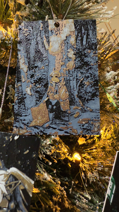 Mage Wanders After Friends Die Christmas Ornaments 3D Printed Art Prints
