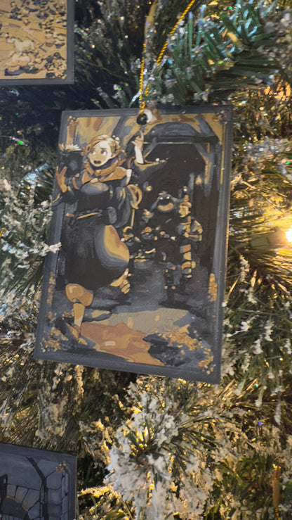 Cooking in a Dungeon Anime Christmas Ornaments 3D Printed Art Prints