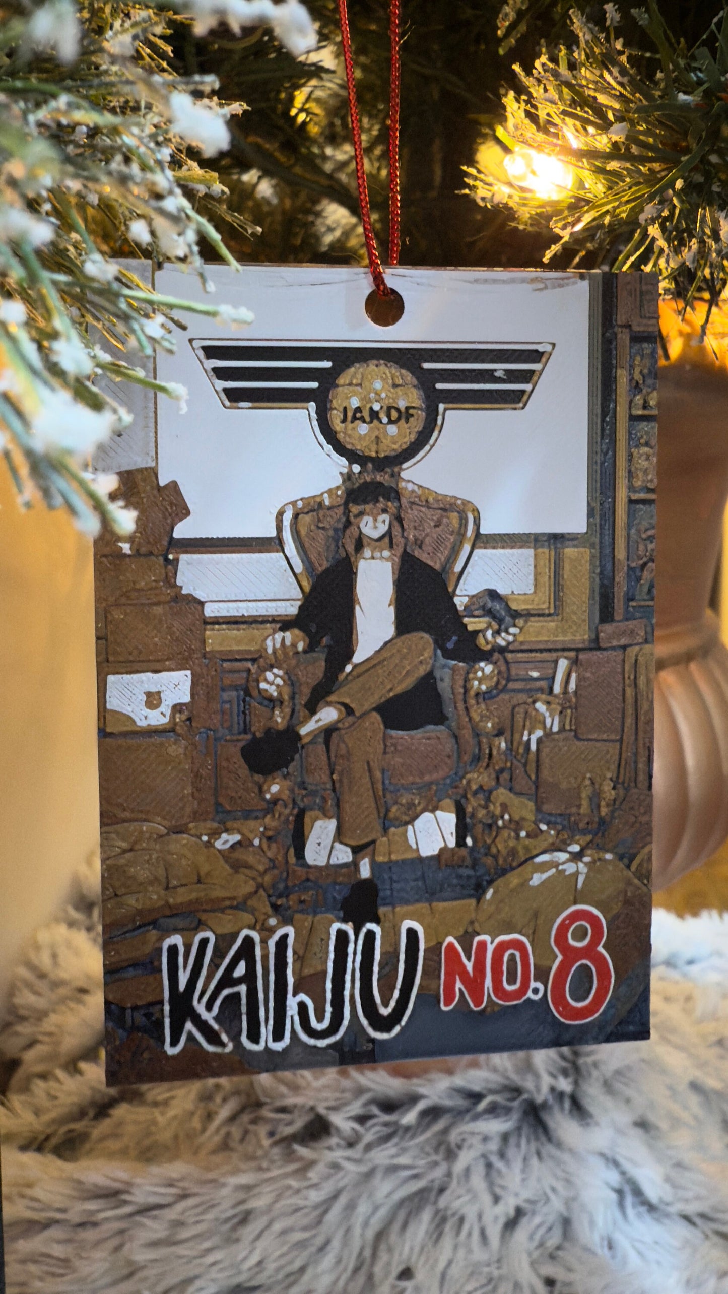 Many Anime Christmas Ornaments 3D Printed Art Prints