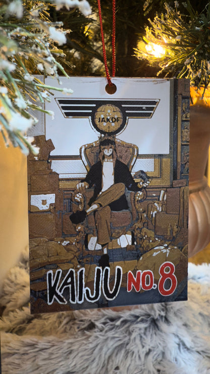 Many Anime Christmas Ornaments 3D Printed Art Prints