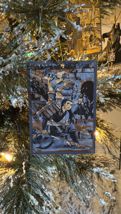 Cooking in a Dungeon Anime Christmas Ornaments 3D Printed Art Prints