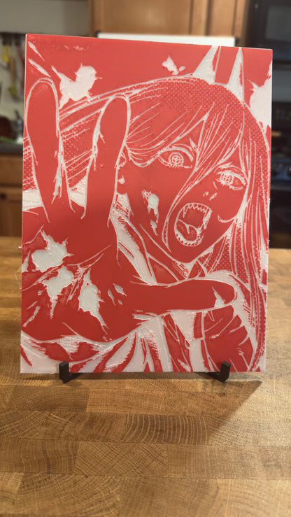 Power 3D Poster Print Art