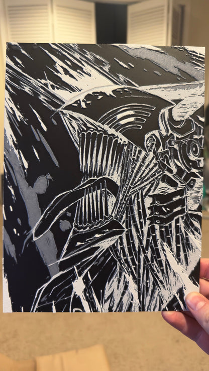 Denji 3D Poster Print Art