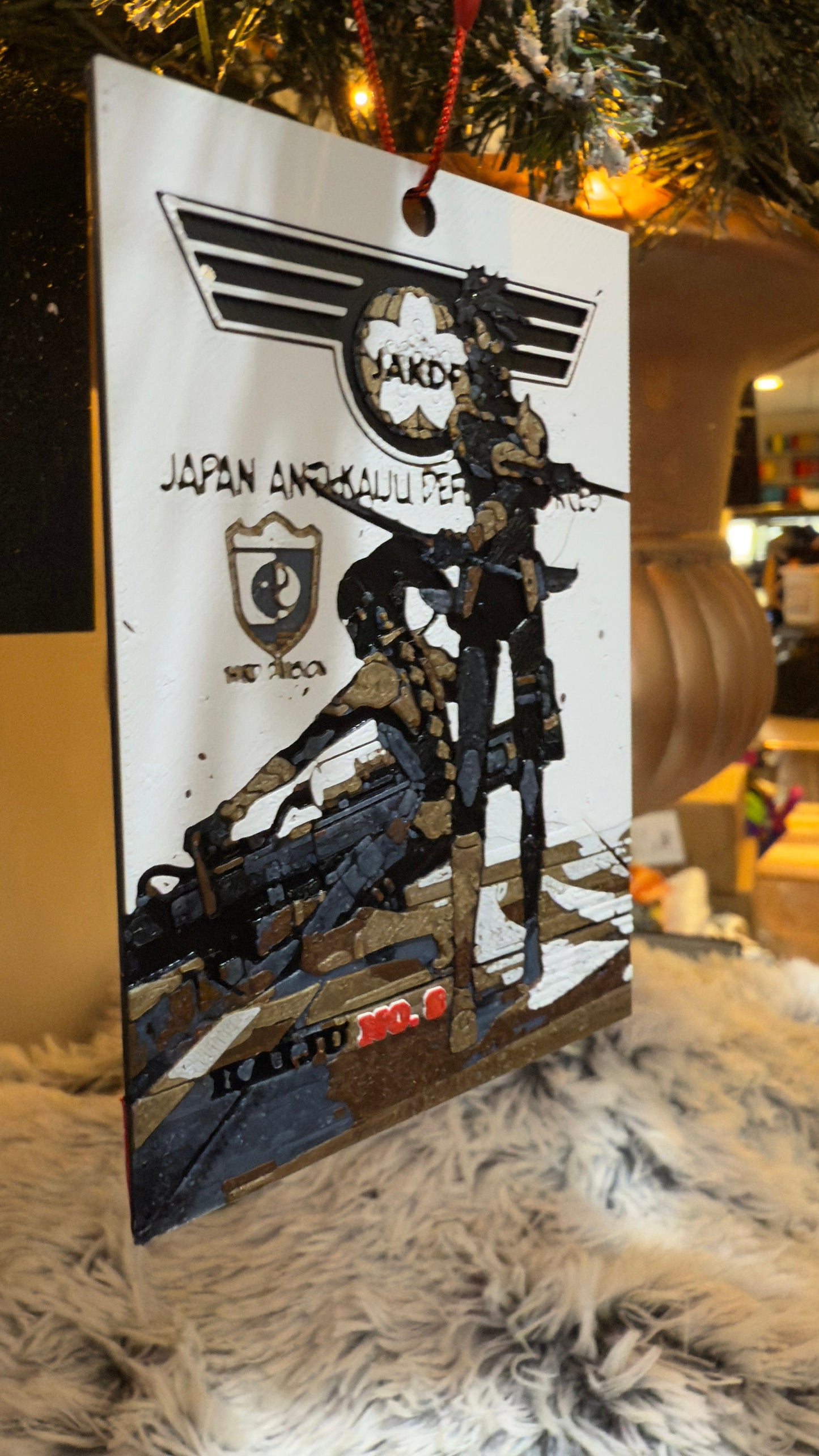 Many Anime Christmas Ornaments 3D Printed Art Prints