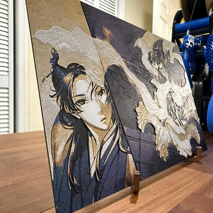 Apothecary Master Jinshi Maomao Metallic 3D Poster Art Print - photo 3 (photos/photo_03.jpg)