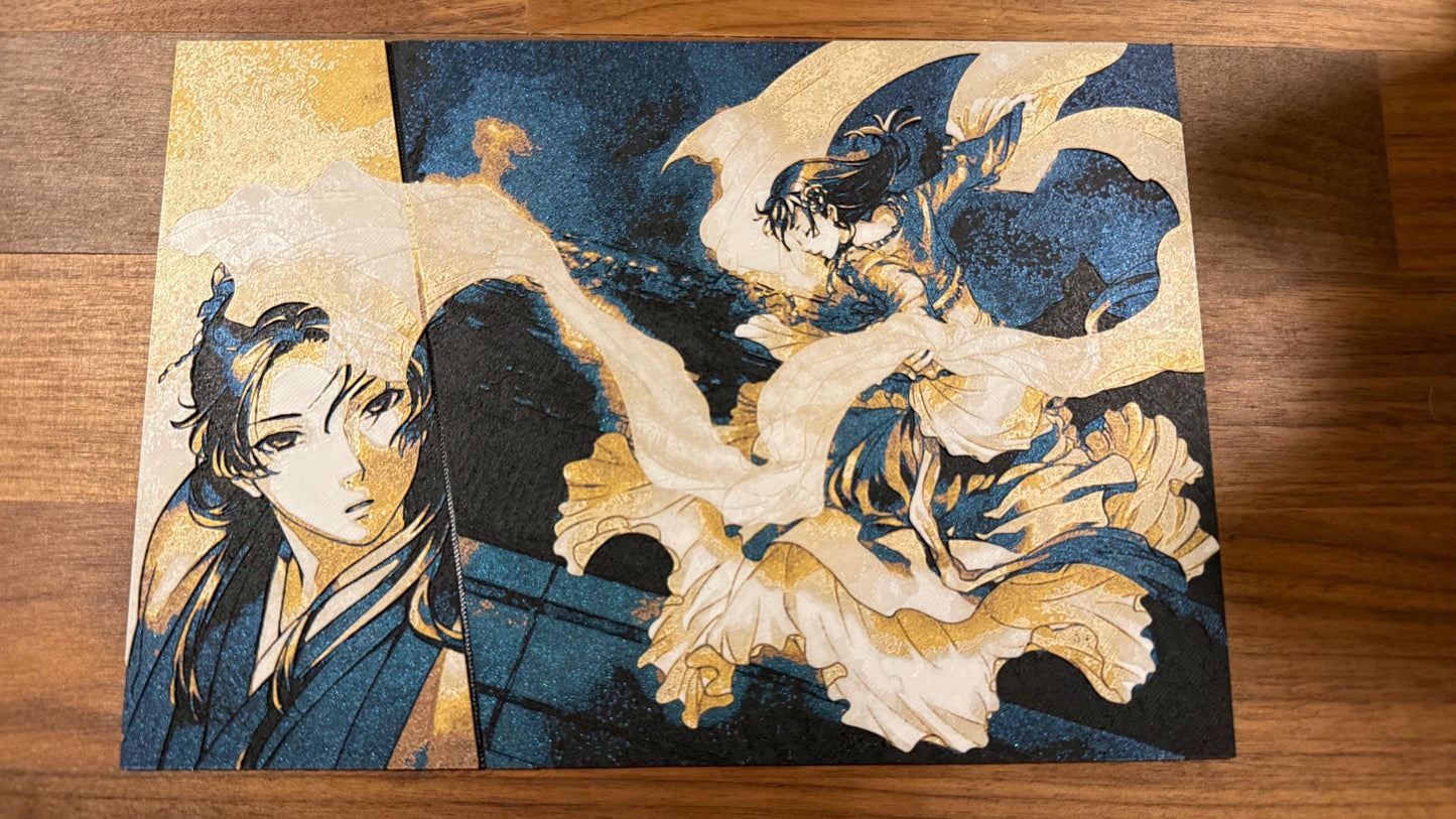 Apothecary Master Jinshi Maomao Metallic 3D Poster Art Print - photo 5 (photos/photo_05.jpg)
