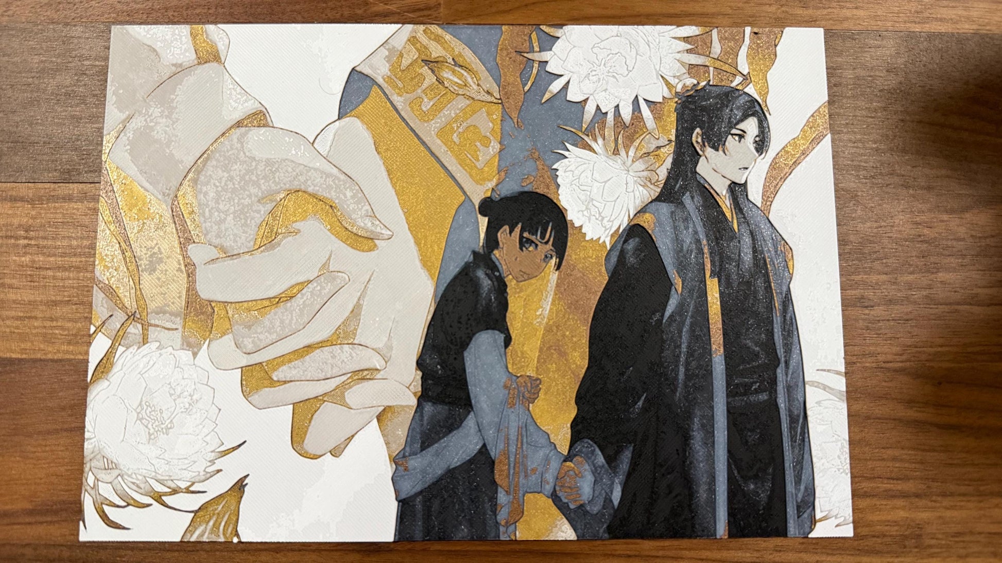 Apothecary Master Jinshi Maomao Metallic 3D Poster Art Print - photo 1 (photos/photo_01.jpg)