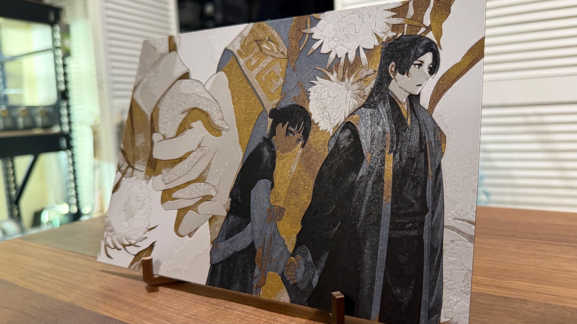 Apothecary Master Jinshi Maomao Metallic 3D Poster Art Print - photo 3 (photos/photo_03.jpg)