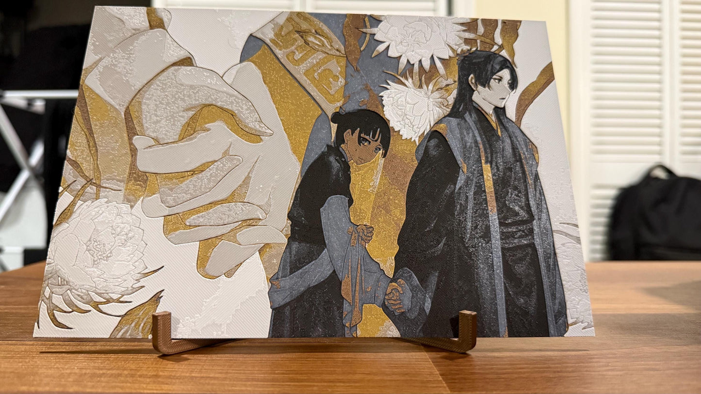 Apothecary Master Jinshi Maomao Metallic 3D Poster Art Print - photo 4 (photos/photo_04.jpg)