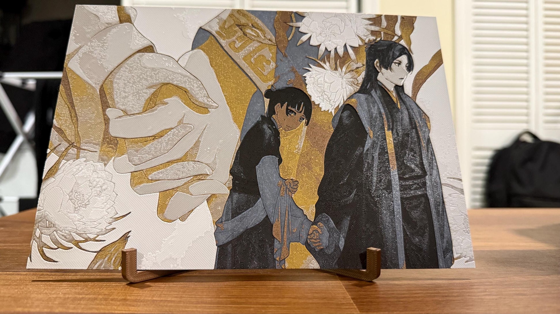 Apothecary Master Jinshi Maomao Metallic 3D Poster Art Print - photo 4 (photos/photo_04.jpg)