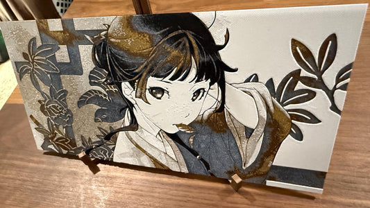 Apothecary Maomao Metallic 3D Poster Art Print - photo 2 (photos/photo_02.jpg)