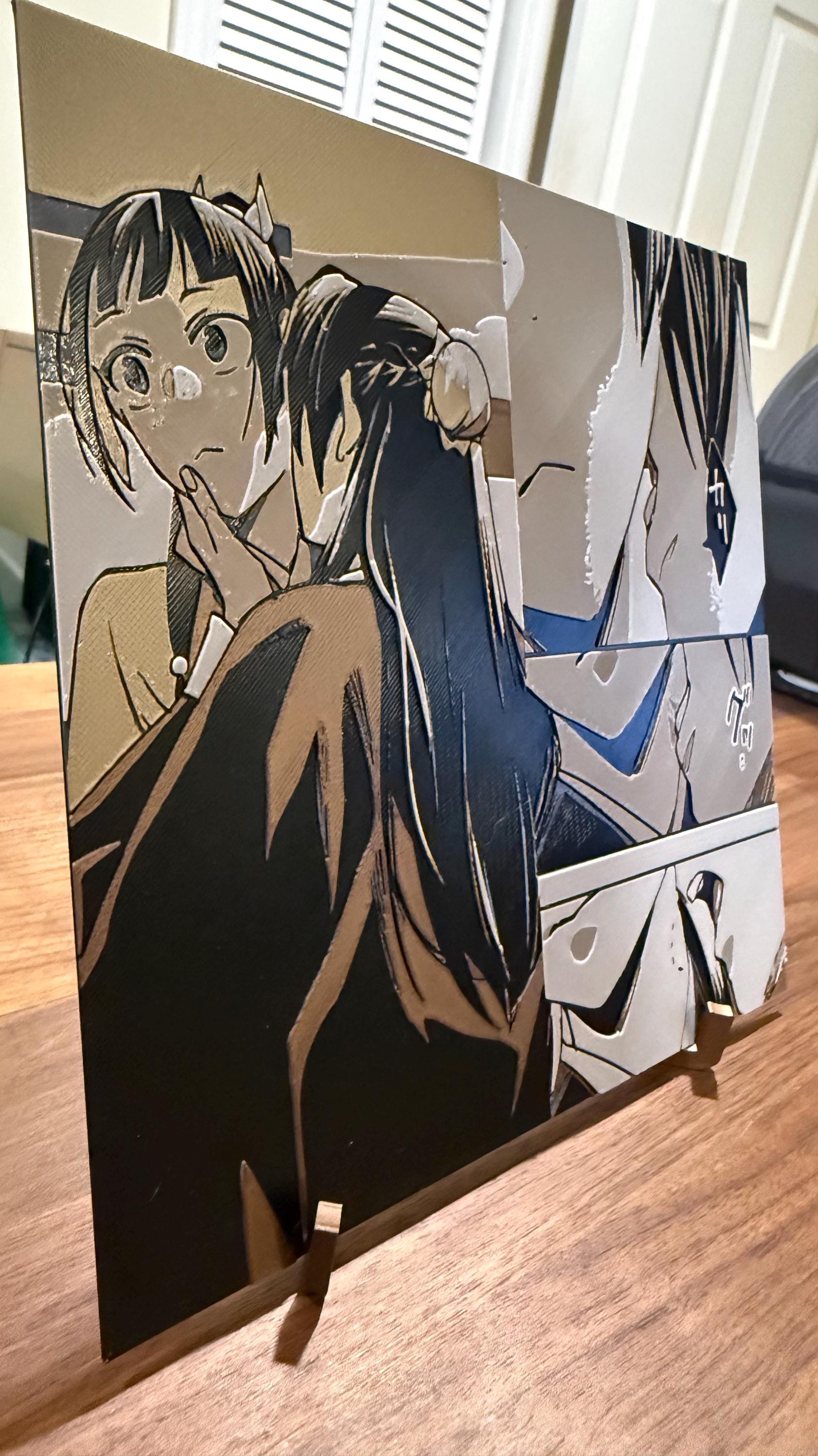 Bite Master Jinshi Maomao Metallic 3D Poster Art Print - photo 3 (photos/photo_03.jpg)